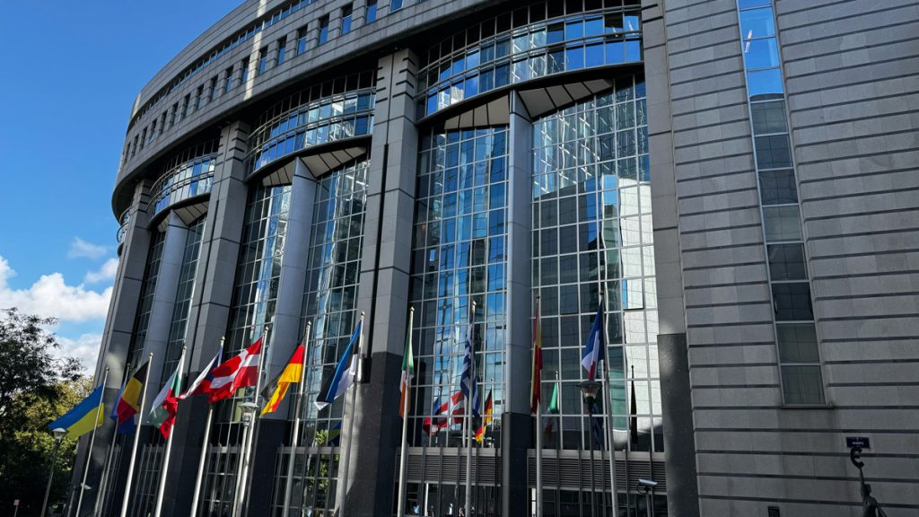 Європарламент в Брюселі (Бельгія)