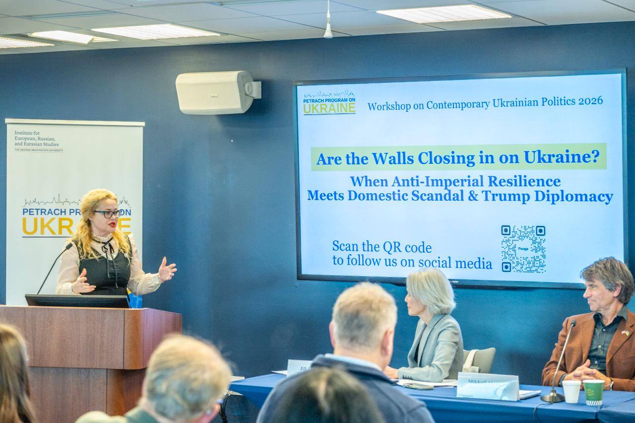 During the discussion at George Washington University, the expert group formed within the roundtable of the National Association of Lobbyists of Ukraine presented its findings on holding elections in wartime. The report emphasizes that the organization of elections in uncontrolled security conditions or on the territory of the aggressor state does not meet the standards of democratic expression and cannot be considered legitimate.