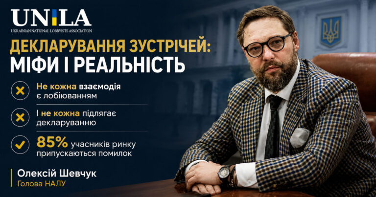 Чи зобов’язані декларувати зустрічі з лобістами: роз’яснення НАЛУ